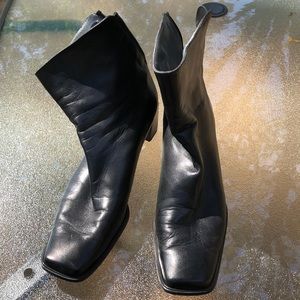 Stuart Weitzman black booties